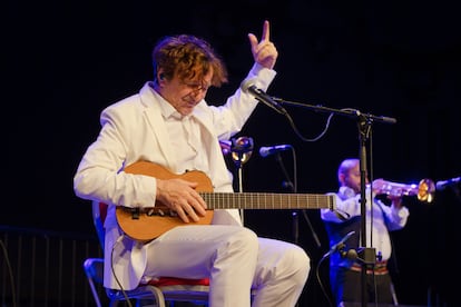 Goran Bregović, en el escenario durante un concierto el 22 de junio pasado en Berlín.