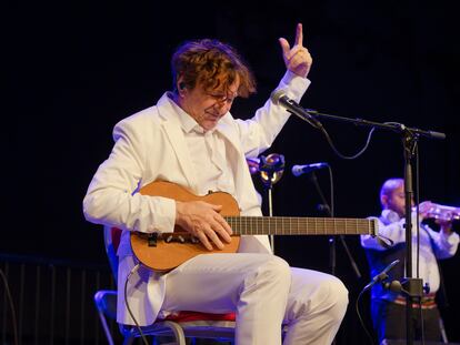 Goran Bregović, en el escenario durante un concierto el 22 de junio pasado en Berlín.