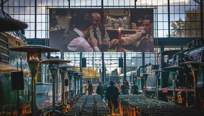 Museo del Ferrocarril ambientado en el Chicago de los años treinta y donde se proyectó la película 'Los intocables de Eliot Ness'.