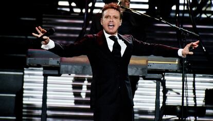 Luis Miguel durante un concierto en Orlando (Florida), en junio de 2024.