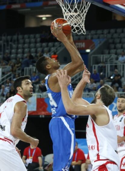 Antetokoumpo, en el duelo ante Georgia.