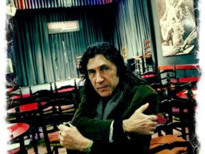 El músico Jorge Pardo, en el interior de Casa Patas.