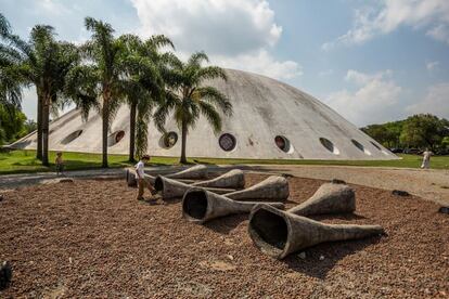 Oca, obra do arquiteto Oscar Niemeyer no parque Ibirapuera.