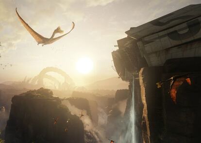 Imagen de la experiencia virtual 'Back to dinosaur island 2'.