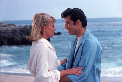 Olivia Newton-John y John Travolta, el amor de verano inmortalizado en 'Grease'.