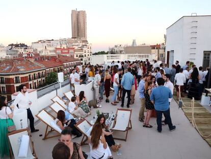 Una de las Med Rooftops de Gin Mare en Madrid.
