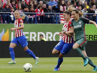 A match between Atlético de Madrid and Athletic Bilbao women’s teams.