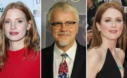 Jessica Chastain, Tim Robbins y Julianne Moore.