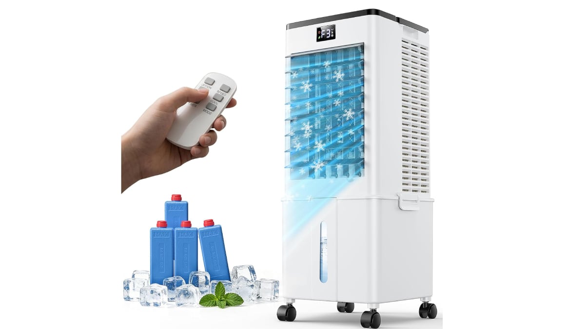 Ventilador evaporador 4 en 1.