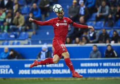 Jorge Molina, delantero del Getafe.