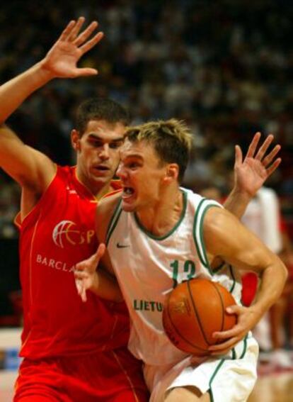 Jasivicius con Calderón en 2003.