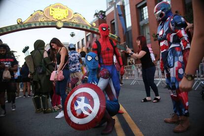 Asistentes a la Comic-Con de San Diego.