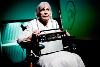 Danuta Szaflarska, a sus 96 años, en una escena de la obra.