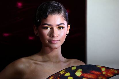 Zendaya, en una de las premieres internacionales de su nueva película.