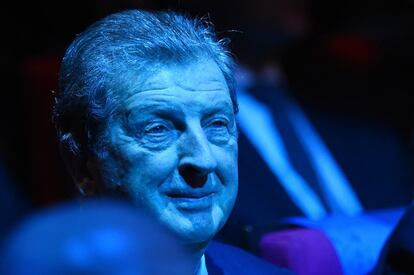 Roy Hodgson, seleccionador de Inglaterra, durante el sorteo. Jugará contra Gales, Rusia y Eslovaquia. 