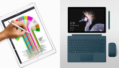 Comparativa iPad Pro vs Surface