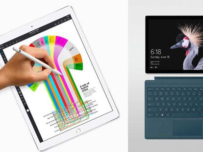 Comparativa iPad Pro vs Surface