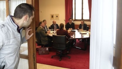 Reuni&oacute;n de los grupos parlamentarios sobre transparencia.