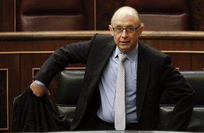 El ministro de Hacienda, Cristóbal Montoro.
