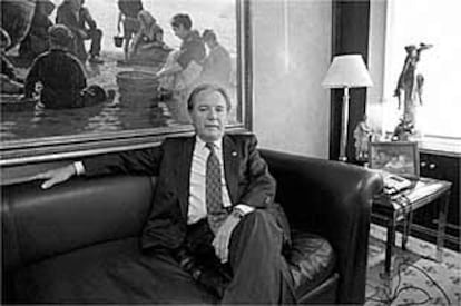 Josep Lluís Núñez, en una imagen de 1997 tomada en su empresa.