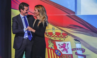 Pablo Casado y Cayetana Álvarez de Toledo, el pasado abril.