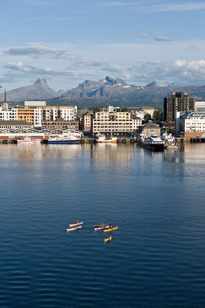 Vista de Bodø sin datar, en una imagen difundida por la web Visitnorway.com