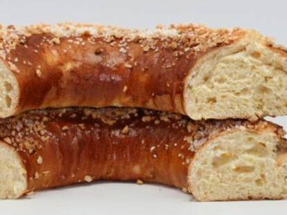 Roscón de la pastelería Moulin Chocolat, en Madrid.