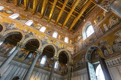 Interior de la catedral de Monreale.