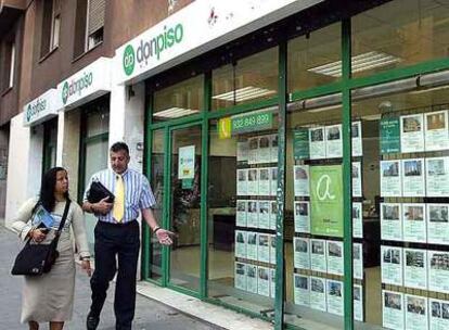 Oficinas en Barcelona de Don Piso, cadena de intermediación inmobiliaria que está en venta.