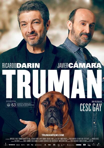 Cartel de 'Truman', dirigida por Cesc Gay, cuenta con 6 nominaciones.