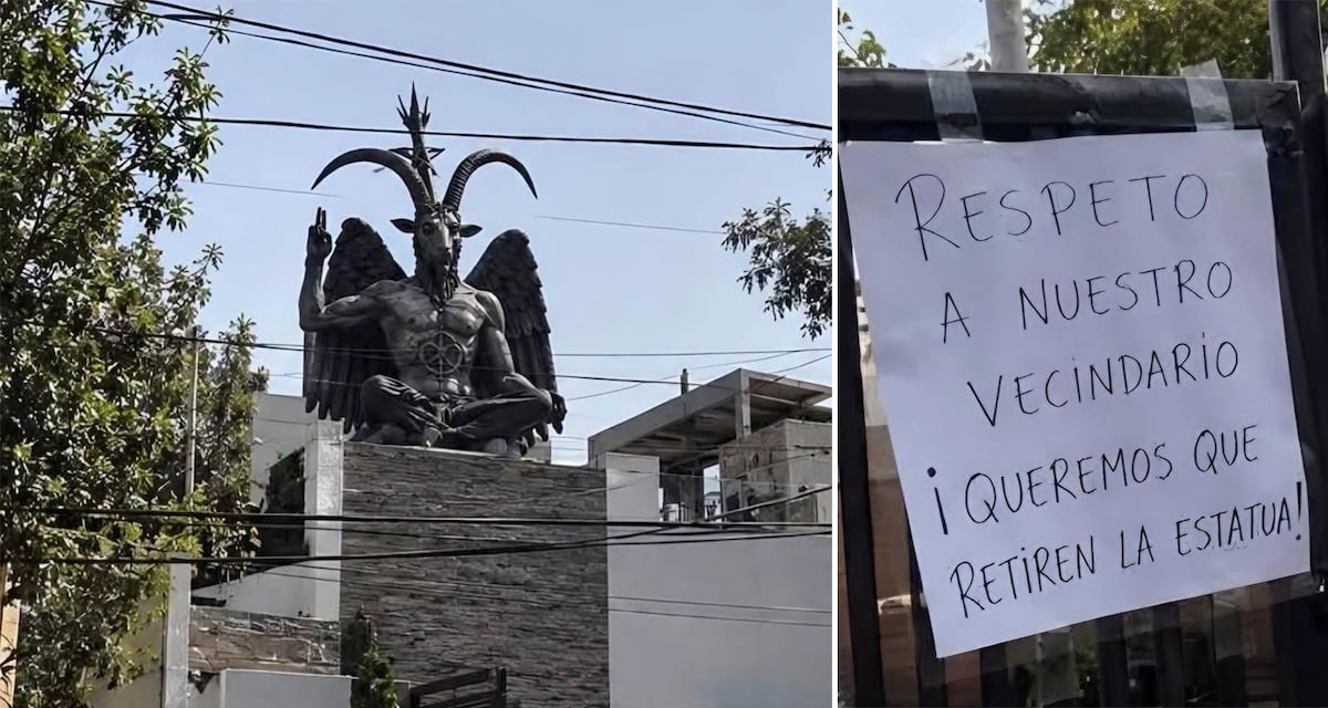 A supposed Baphomet statue in Mexico City drew scrutiny online