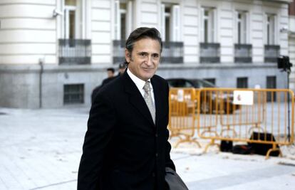 Josep Pujol declara a l'Audiència Nacional.