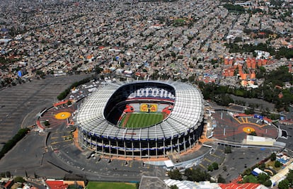 El estadio Azteca, en Ciudad de México, con una capacidad para 87.000 personas.