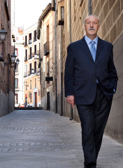 Vicente Del Bosque, entrenador de la selección española de fútbol.