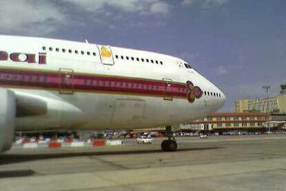 El Boeing 747-400 de Thai Airways.