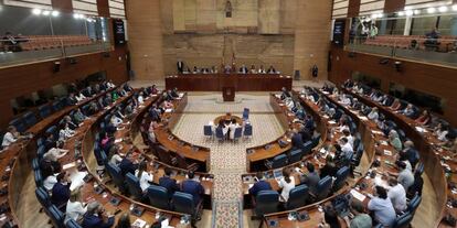 Imagen de archivo de la Asamblea de Madrid.