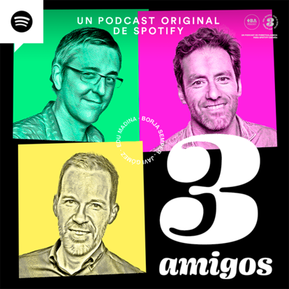Imagen de 'Tres amigos', nuevo podcasts de Spotify España.