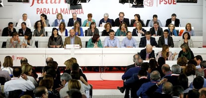 Vista general de la reunión del Comité Federal del PSOE.