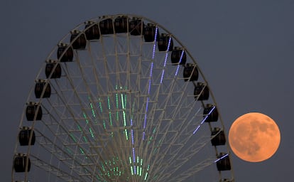 Eclipse Lunar en el cielo de Bagdad, (Iraq). 