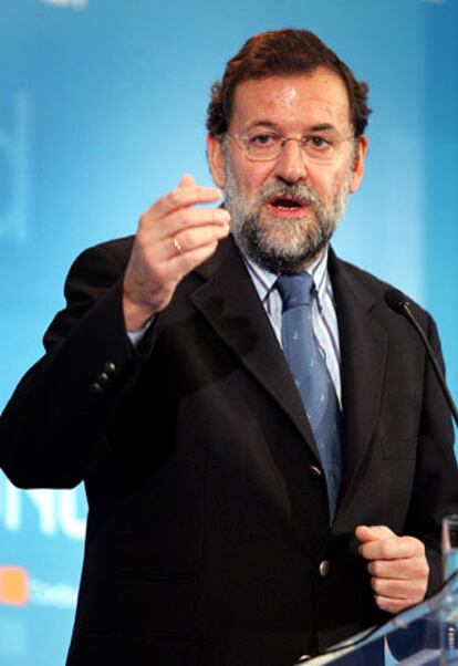 El presidente del PP, Mariano Rajoy.