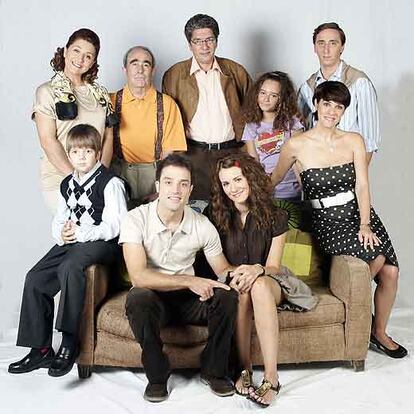 Los protagonistas de <i>La familia Mata.</i>