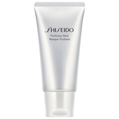 Purifying Mask, de Shiseido. Mascarilla purificante con arcilla mineral marina. Elimina impurezas y mitiga
el tono apagado. 31,95 euros.