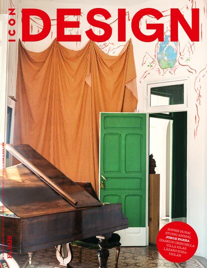 Una de las tres portadas del número 14 de ICON Design: la casa de Jorge Parra en Aranjuez.