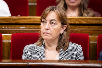 La consejera de Territorio, Vivienda y Transición Ecológica, Sílvia Paneque, en el Parlament.