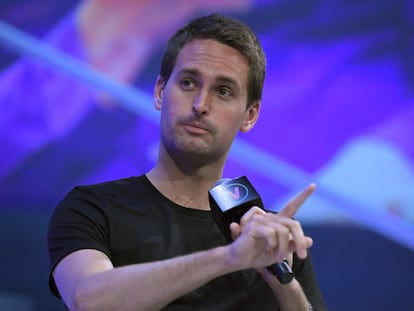 Evan Spiegel, fundador y consejero delegado de Snap, en un acto de junio de 2022 en París.