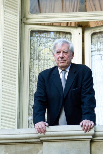 El premio Nobel de Literatura, Mario Vargas Llosa, el día de la presentación de su novela 'El sueño del celta'.