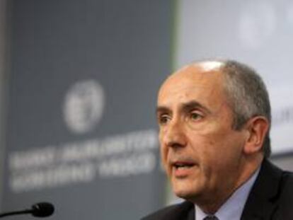 El portavoz del Gobierno Vasco, Josu Erkoreka. EFE/Archivo