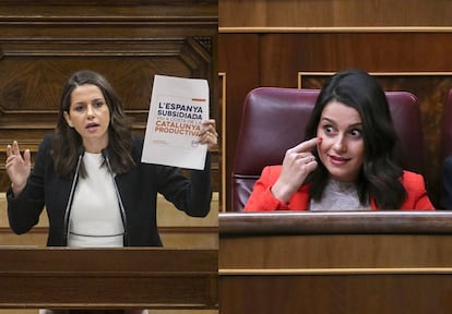 <b>Inés Arrimadas</b>. La líder de Ciutadans va insistir en el discurs constitucionalista després de l'1 d'octubre i va guanyar les eleccions celebrades al cap de tres mesos. Finalment va canviar l'escó del Parlament pel del Congrés i va deixar la política catalana.
