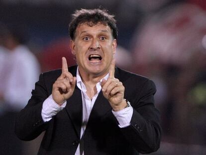 Gerardo Martino, al frente de Paraguay