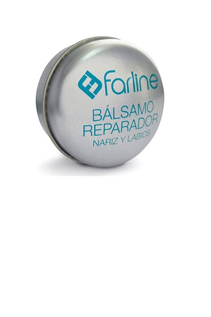 El bálsamo reparador nariz y labios de Farline es uno de los más efectivos para acabar con la sequedad y los pellejitos. A la venta en farmacias y parafarmacias (3 euros aproximadamente).